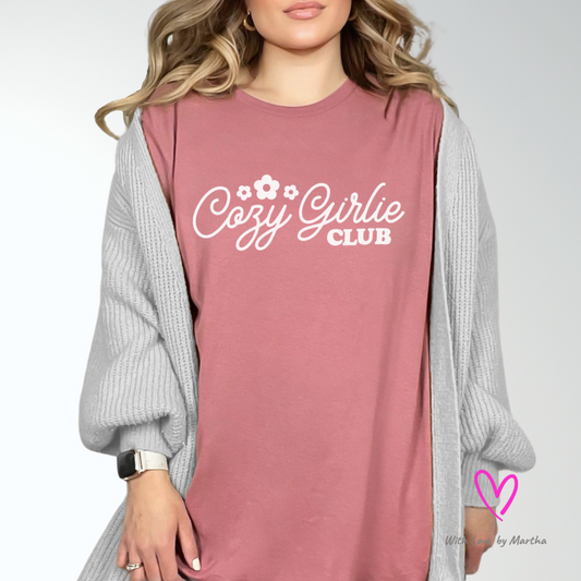 Cozy Girlie Club T-shirt