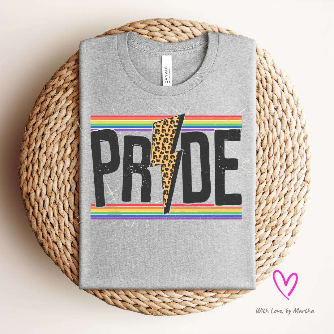 PRIDE (lightening bolt)-Shirt