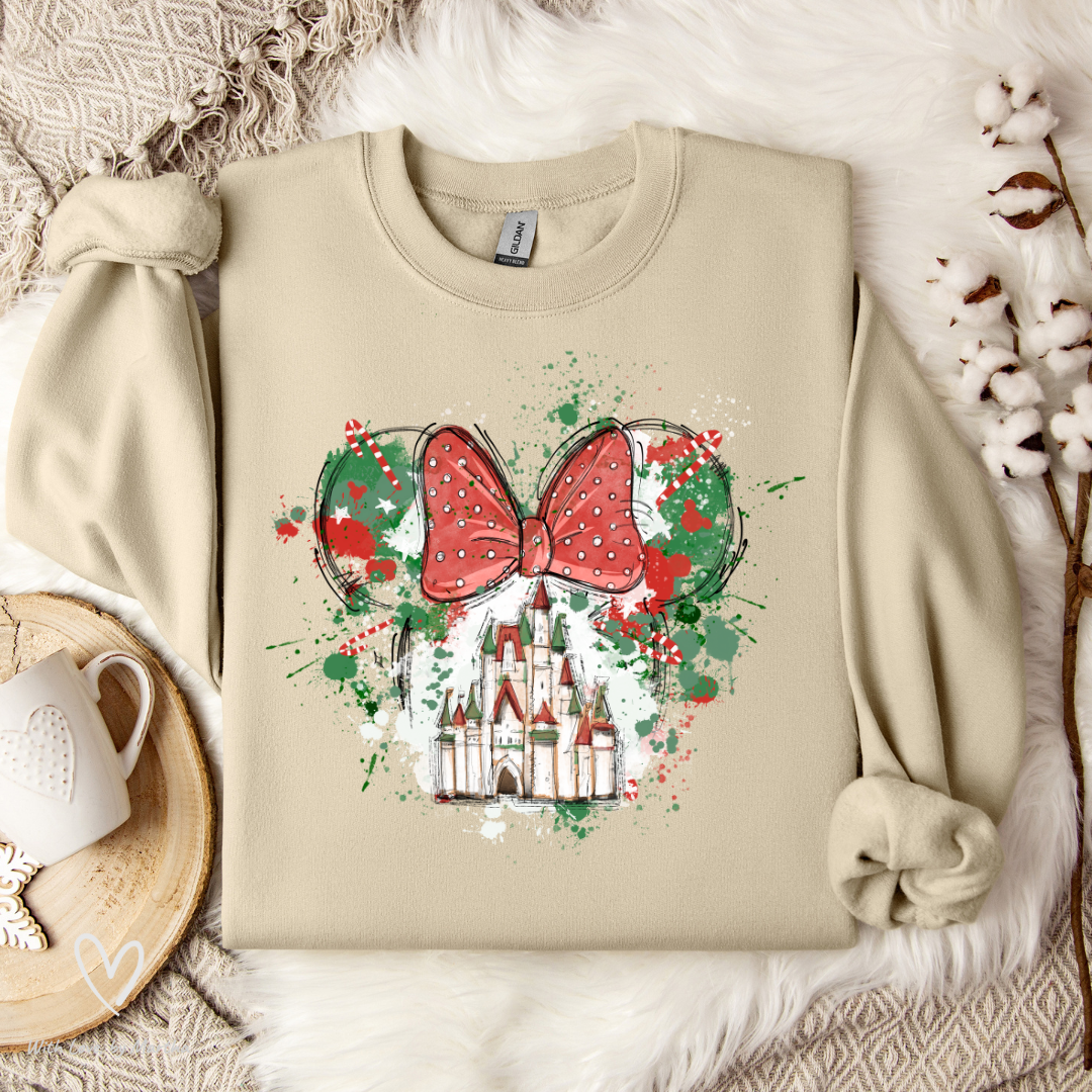 Christmas Magical Castle Crewneck Sweatshirt