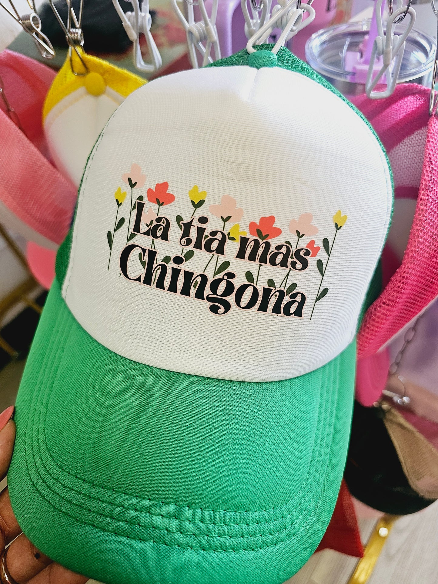 La Tia Mas Chingona (Baddie Auntie) Trucker Hat