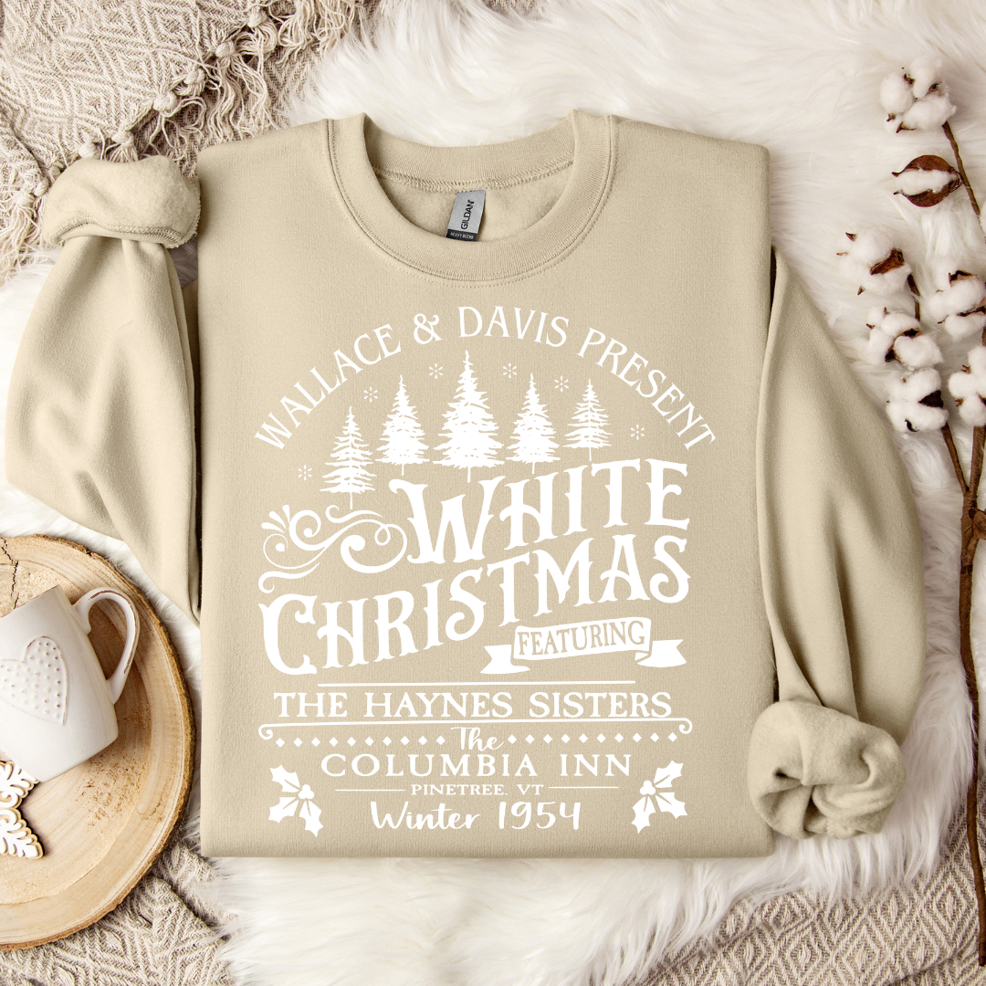 White Christmas Crewneck Sweatshirt