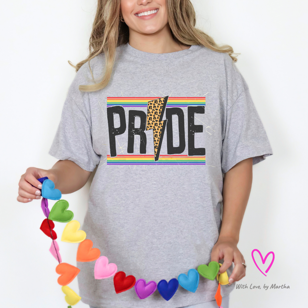 PRIDE (lightening bolt)-Shirt