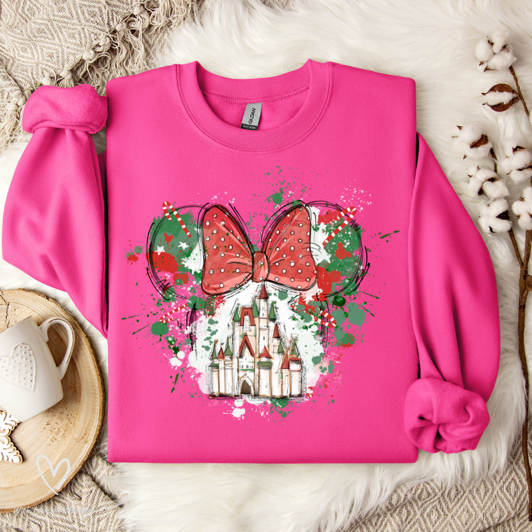 Christmas Magical Castle Crewneck Sweatshirt