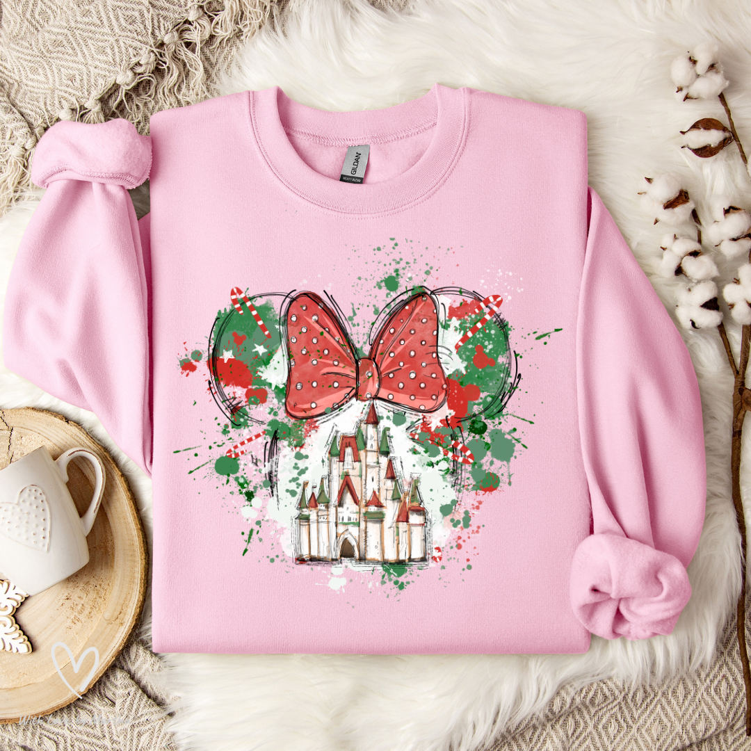 Christmas Magical Castle Crewneck Sweatshirt