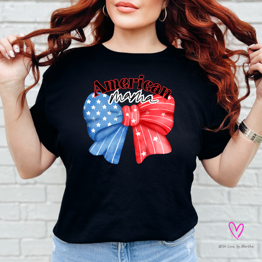 American Coquette Mama Patriotic T-shirt