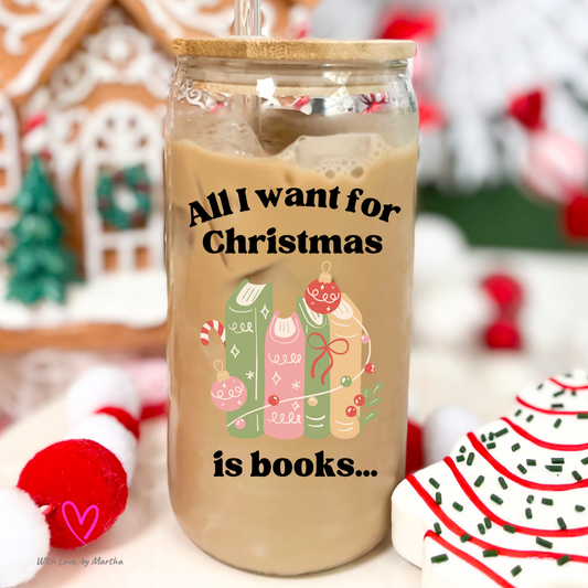 All I want for Christmas is books- UVDTF Transfer