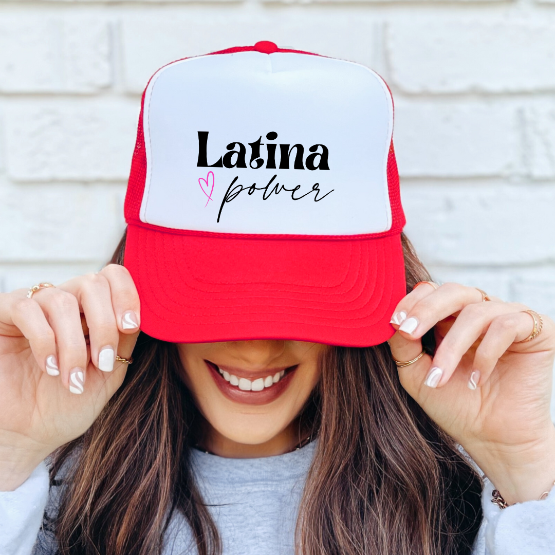 Latina Power trucker hat