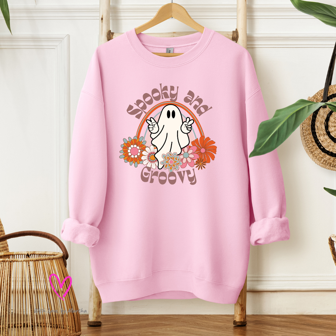 Spooky and Groovy tees, sweatshirts and hoodies