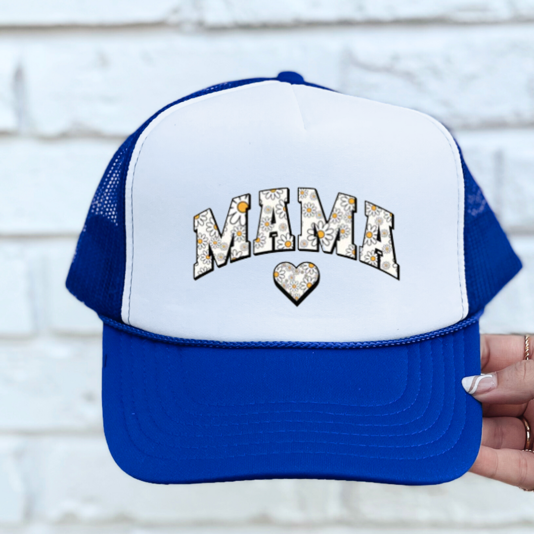 MAMA floral Trucker Hat