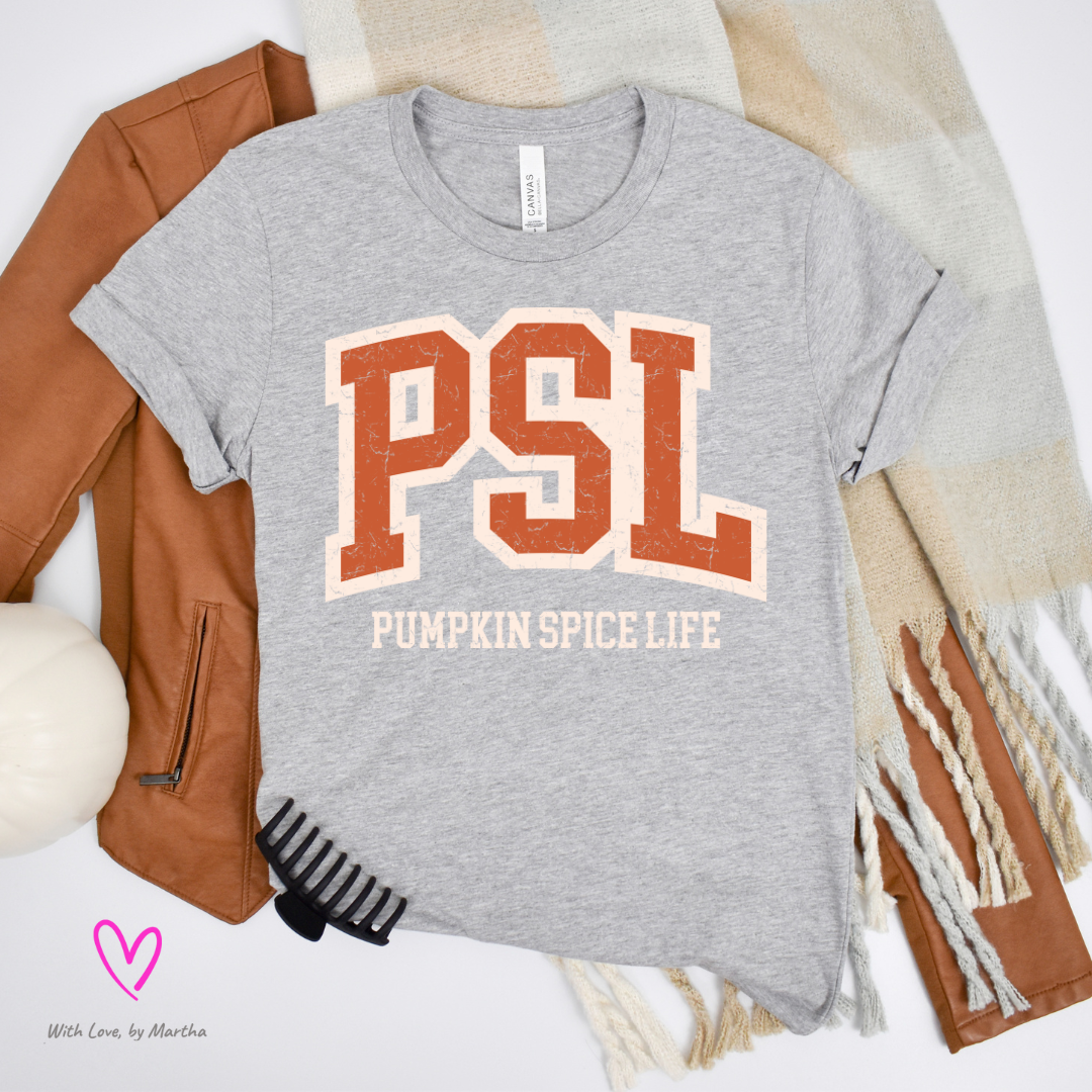 Pumpkin Spice Life PSL tees and sweatshirts