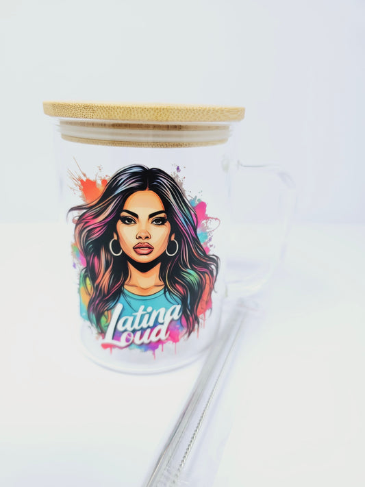Latina Loud glass Mug 16oz