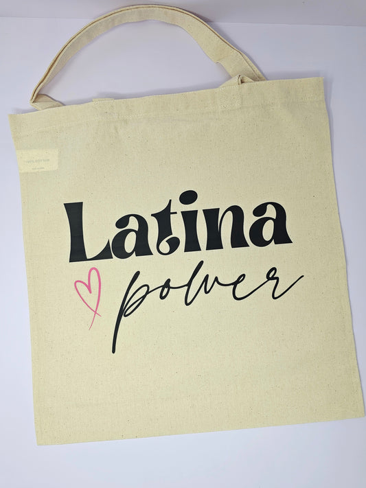 Latina Power cotton tote